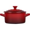 imageLe Creuset Stoneware Classic Round Mini Cocotte 8oz Chiffon PinkCerise