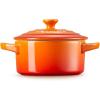 imageLe Creuset Stoneware Classic Round Mini Cocotte 8oz Chiffon PinkFlame