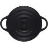 imageLe Creuset Stoneware Classic Round Mini Cocotte 8oz Chiffon PinkLicorice