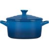 imageLe Creuset Stoneware Classic Round Mini Cocotte 8oz Chiffon PinkMarseille
