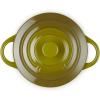 imageLe Creuset Stoneware Classic Round Mini Cocotte 8oz Chiffon PinkOlive