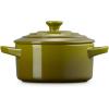 imageLe Creuset Stoneware Classic Round Mini Cocotte 8oz Chiffon PinkOlive