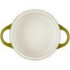 imageLe Creuset Stoneware Classic Round Mini Cocotte 8oz Chiffon PinkOlive