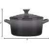 imageLe Creuset Stoneware Classic Round Mini Cocotte 8oz Chiffon PinkOyster