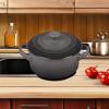 imageLe Creuset Stoneware Classic Round Mini Cocotte 8oz Chiffon PinkOyster