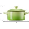 imageLe Creuset Stoneware Classic Round Mini Cocotte 8oz Chiffon PinkPalm