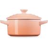 imageLe Creuset Stoneware Classic Round Mini Cocotte 8oz Chiffon PinkPeche