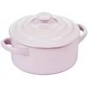 imageLe Creuset Stoneware Classic Round Mini Cocotte 8oz Chiffon PinkShallot
