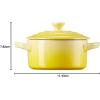 imageLe Creuset Stoneware Classic Round Mini Cocotte 8oz Chiffon PinkSoleil