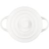 imageLe Creuset Stoneware Classic Round Mini Cocotte 8oz Chiffon PinkWhite