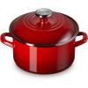 imageLe Creuset Enamel on Steel Traditional Petite Stockpot 38qt CeriseCerise