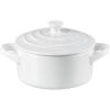 imageLe Creuset Stoneware Classic Round Mini Cocotte 8oz Chiffon PinkWhite