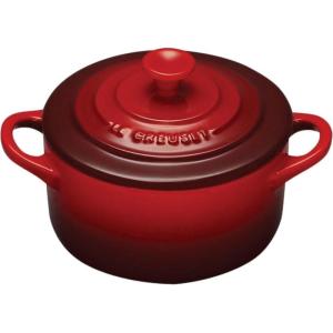 imageLe Creuset Stoneware Classic Round Mini Cocotte 8oz Chiffon PinkCerise
