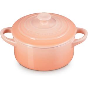 imageLe Creuset Stoneware Classic Round Mini Cocotte 8oz Chiffon PinkPeche