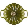imageLe Creuset Enameled Cast Iron Figural Pumpkin Braiser 275 qt WhiteOlive