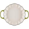 imageLe Creuset Enameled Cast Iron Figural Pumpkin Braiser 275 qt WhiteOlive