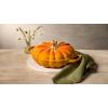 imageLe Creuset Enameled Cast Iron Figural Pumpkin Braiser 275 qt WhitePersimmon