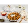 imageLe Creuset Enameled Cast Iron Figural Pumpkin Braiser 275 qt WhiteWhite