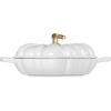 imageLe Creuset Enameled Cast Iron Figural Pumpkin Braiser 275 qt WhiteWhite