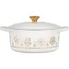 imageLe Creuset Nol Collection Enameled Cast Iron 12 Days of Christmas Round Dutch Oven 35 qt White