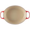 imageLe Creuset Signature Enameled Cast Iron Oval Dutch Oven 675qt PecheCerise