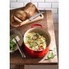 imageLe Creuset Signature Enameled Cast Iron Oval Dutch Oven 675qt PecheCerise