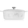 imageLe Creuset Signature Enameled Cast Iron Oval Dutch Oven 675qt PecheMarble