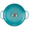 imageLe Creuset Signature Round Dutch Oven 55qt PecheCaribbean