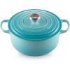 imageLe Creuset Signature Round Dutch Oven 55qt PecheCaribbean
