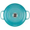 imageLe Creuset Signature Round Dutch Oven 55qt PecheCaribbean