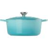 imageLe Creuset Signature Round Dutch Oven 55qt PecheCaribbean