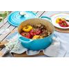 imageLe Creuset Signature Round Dutch Oven 55qt PecheCaribbean
