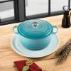 imageLe Creuset Signature Round Dutch Oven 55qt PecheCaribbean