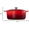 imageLe Creuset Signature Round Dutch Oven 55qt PecheCerise