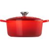 imageLe Creuset Signature Round Dutch Oven 55qt PecheCerise