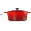 imageLe Creuset Signature Round Dutch Oven 55qt PecheCerise