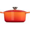 imageLe Creuset Signature Round Dutch Oven 55qt PecheFlame