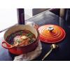 imageLe Creuset Signature Round Dutch Oven 55qt PecheFlame