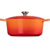 imageLe Creuset Signature Round Dutch Oven 55qt PecheFlame
