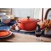 imageLe Creuset Signature Round Dutch Oven 55qt PecheFlame