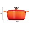 imageLe Creuset Signature Round Dutch Oven 55qt PecheFlame