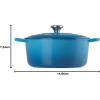 imageLe Creuset Signature Round Dutch Oven 55qt PecheMarseille