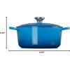 imageLe Creuset Signature Round Dutch Oven 55qt PecheMarseille