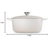 imageLe Creuset Signature Round Dutch Oven 55qt PecheMeringue