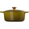 imageLe Creuset Signature Round Dutch Oven 55qt PecheOlive
