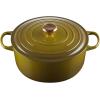 imageLe Creuset Signature Round Dutch Oven 55qt PecheOlive