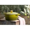 imageLe Creuset Signature Round Dutch Oven 55qt PecheOlive
