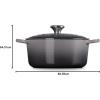 imageLe Creuset Signature Round Dutch Oven 55qt PecheOyster