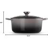 imageLe Creuset Signature Round Dutch Oven 55qt PecheOyster