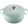 imageLe Creuset Signature Round Dutch Oven 55qt PecheSea Salt